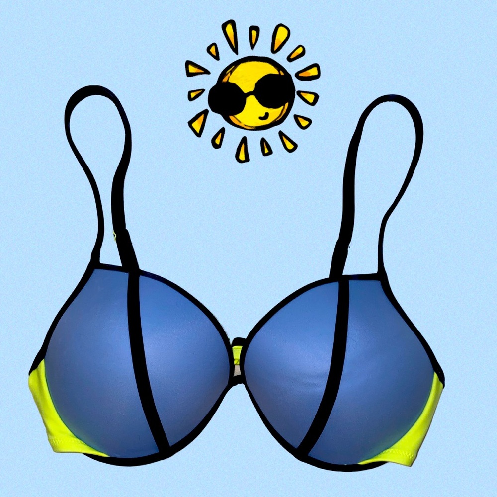 Victoria’s Secret Swim Bikini Top 36D lightly padded push up
